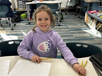 student smiling