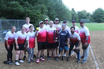 Co-Ed Softball Team Photo
